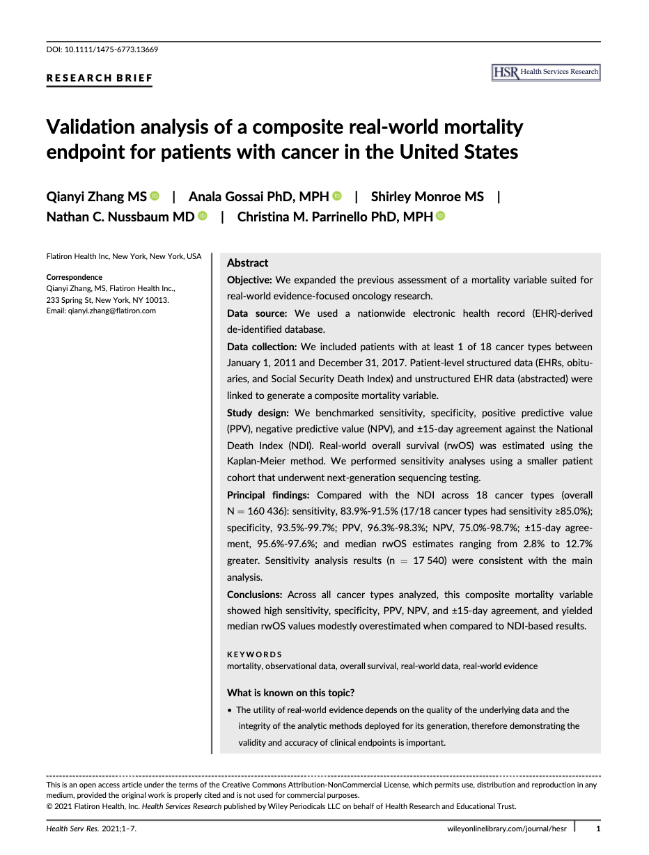 validation analysis