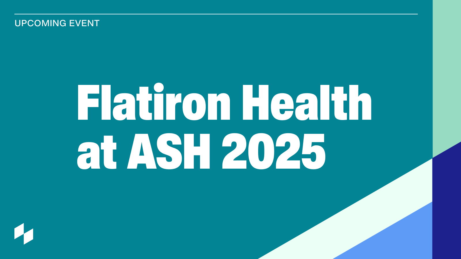 Flatiron Health announces research to be presented at the 2025 American Society of Hematology’s Annual Meeting & Exposition