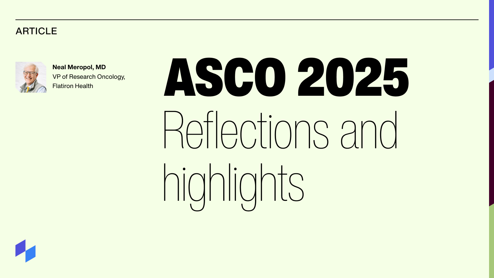 ASCO 2025 reflections and highlights